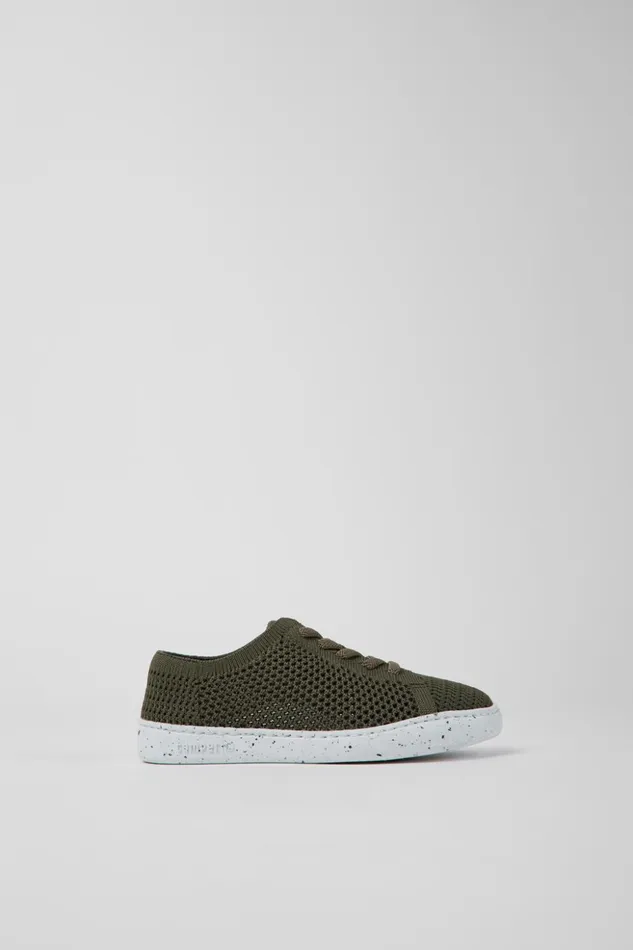 Kids Peu Touring Green Textile Shoes For Kids Camper Casual Shoes Kids Peu Touring Green Textile Shoes For Kids Camper Casual Shoes