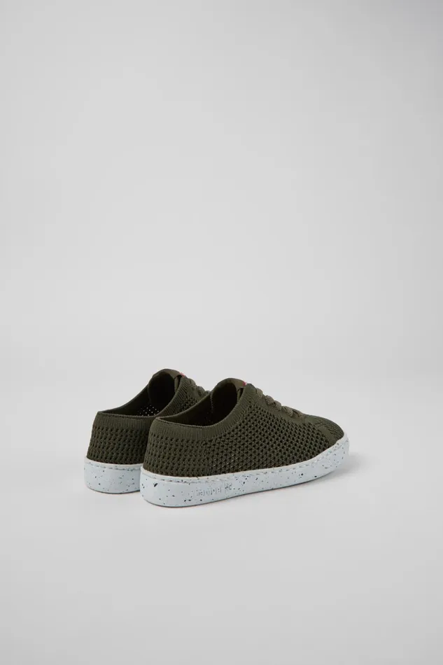 Kids Peu Touring Green Textile Shoes For Kids Camper Casual Shoes Kids Peu Touring Green Textile Shoes For Kids Camper Casual Shoes