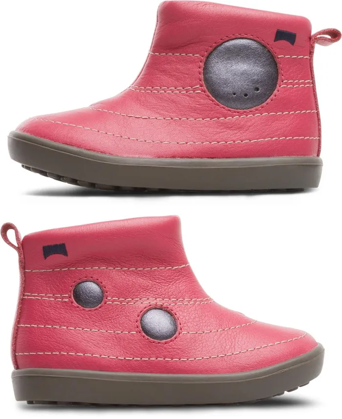 Kids Twins Pink TWINS Zip Ankle Boot For Girls Camper Boots Kids Twins Pink TWINS Zip Ankle Boot For Girls Camper Boots