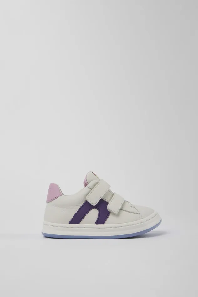 Kids Twins White Leather Sneaker Camper Sneakers Kids Twins White Leather Sneaker Camper Sneakers
