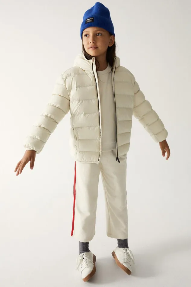 Kids White Asp Coat Ecoalf Coats And Jackets