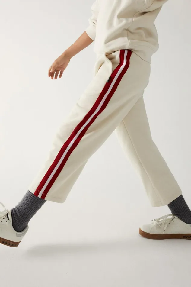 Kids White Riad Tracksuit Bottoms Ecoalf Trousers
