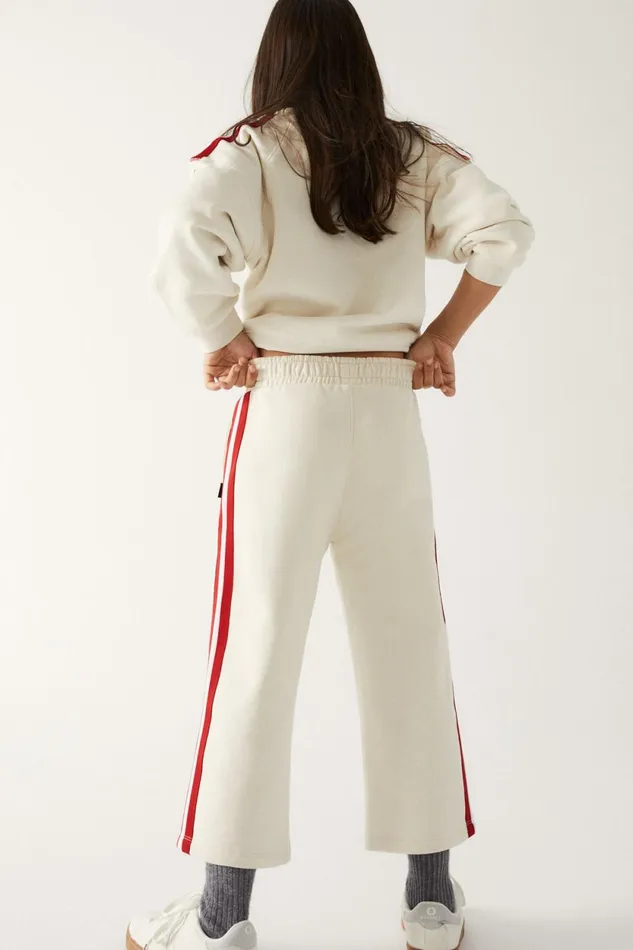 Kids White Riad Tracksuit Bottoms Ecoalf Trousers
