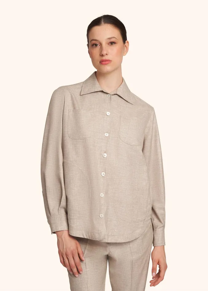 Kiton Blouses And Shirts SHIRT VIRGIN WOOL 8211 Women Kiton Blouses And Shirts SHIRT VIRGIN WOOL 8211 Women