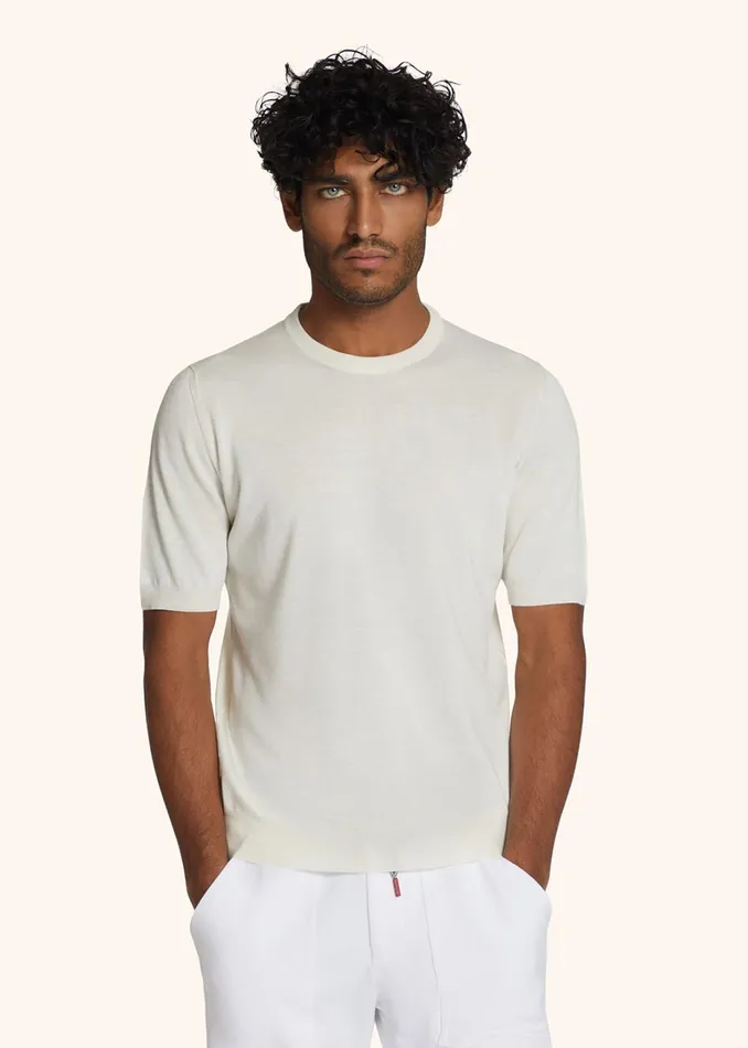 Kiton Knitwear JERSEY ROUND NECK Silk 8211 Men Kiton Knitwear JERSEY ROUND NECK Silk 8211 Men