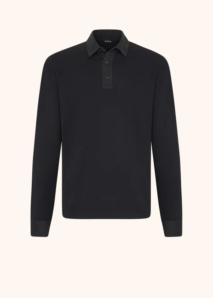 Kiton Polo And TShirts MONOCHROME JERSEY POLO SHIRT 8211 Men