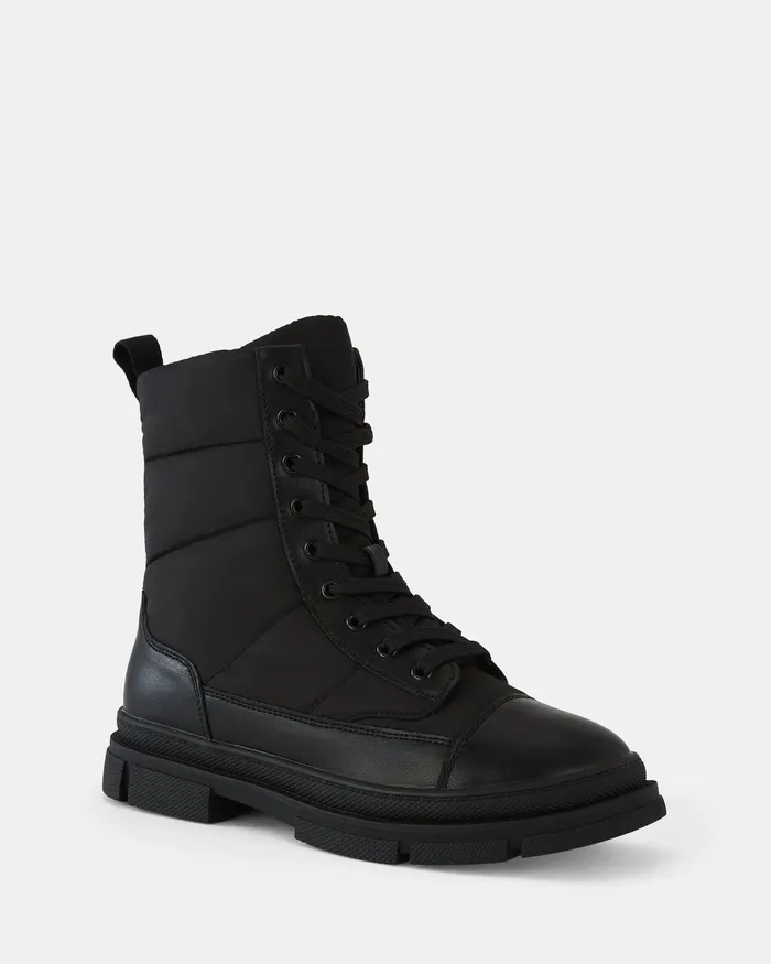Lace Up Boots NOVO Shoes Women DIMITRI BLACK