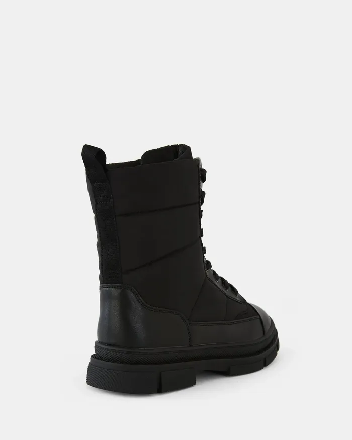 Lace Up Boots NOVO Shoes Women DIMITRI BLACK