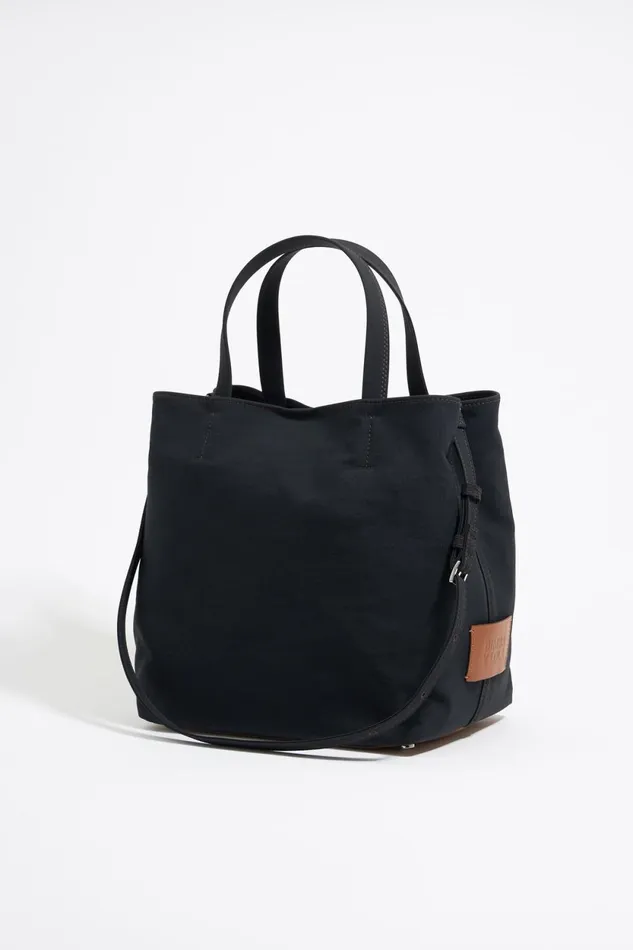 Large Anthracite Gabardine Chihuahua Bag Antracithe Women Bimba Y Lola Crossbody Bags