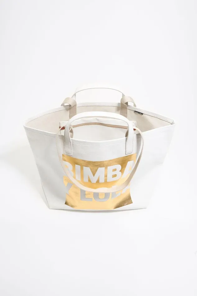 Large Offwhite Shopper Bag Off White Women Bimba Y Lola Shoppers Large Offwhite Shopper Bag Off White Women Bimba Y Lola Shoppers