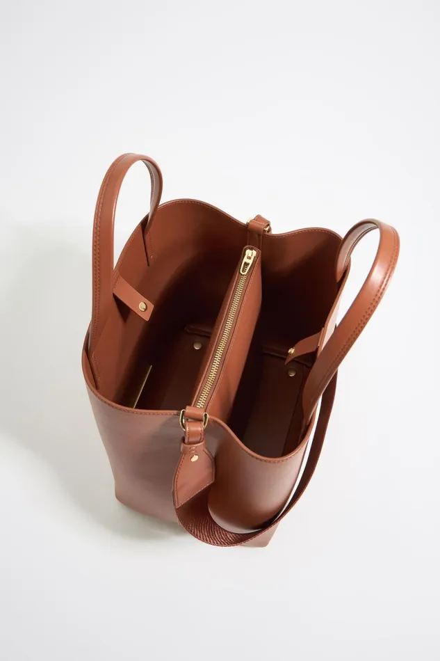 Large Walnut Leather Chihuahua Bag Nut Women Bimba Y Lola Chihuahua Bags