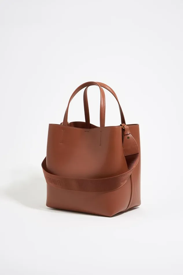 Large Walnut Leather Chihuahua Bag Nut Women Bimba Y Lola Chihuahua Bags