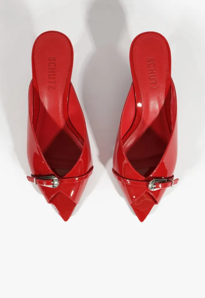 Lena Mule Pump Scarlet Women Schutz Shoes