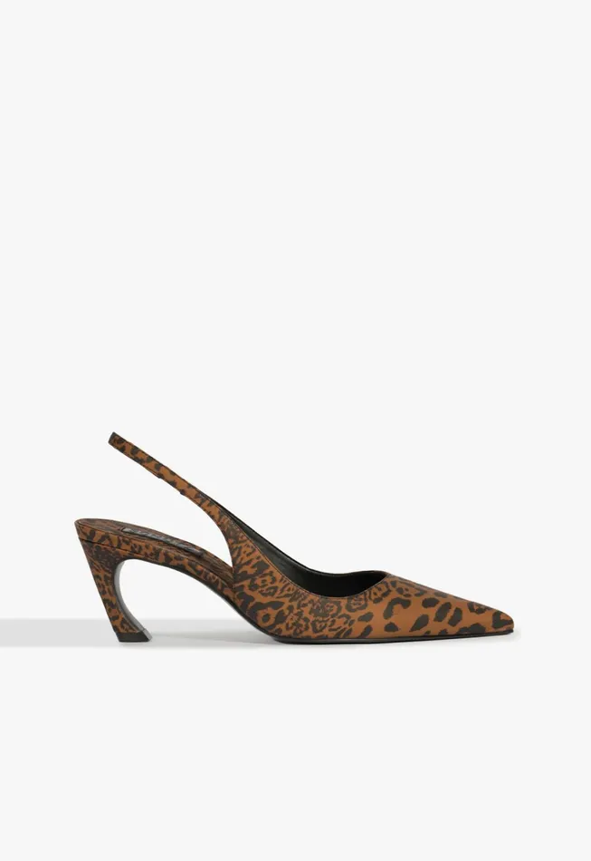 Lexi Sling Mid Pump Animal Print Women Schutz Shoes