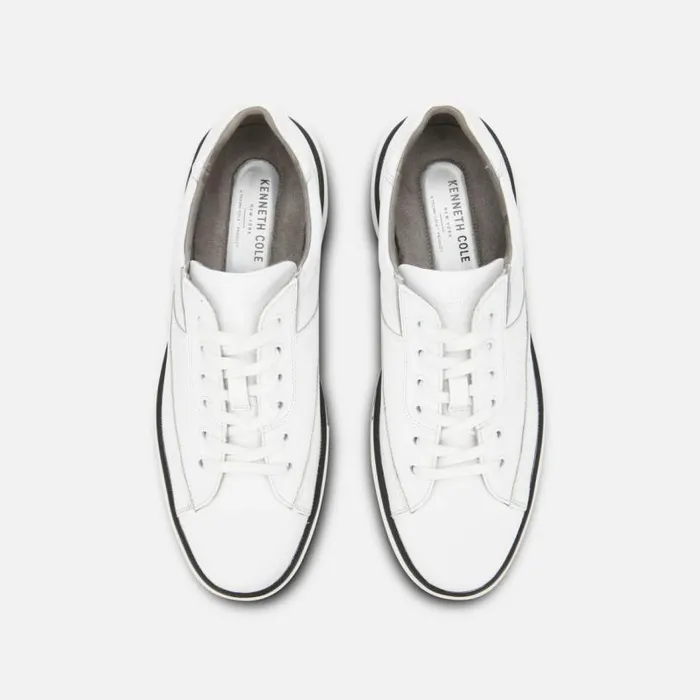 Liam Stripe Sneaker White Men Kenneth Cole Sneakers
