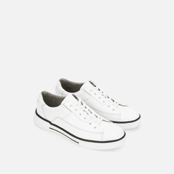Liam Stripe Sneaker White Men Kenneth Cole Sneakers