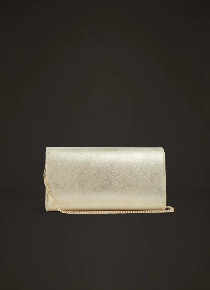 LK Bennett Lucy Navy Suede Envelope Clutch Women Clutch Bags