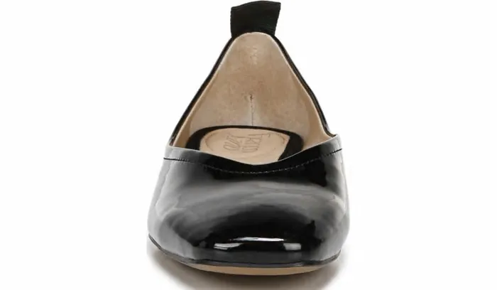 Loafers Women Franco Sarto Franco Ailee Flat Black Faux Patent