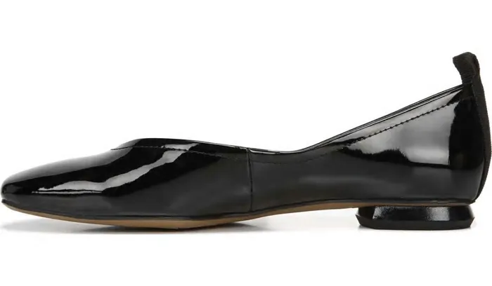 Loafers Women Franco Sarto Franco Ailee Flat Black Faux Patent