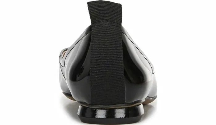 Loafers Women Franco Sarto Franco Ailee Flat Black Faux Patent