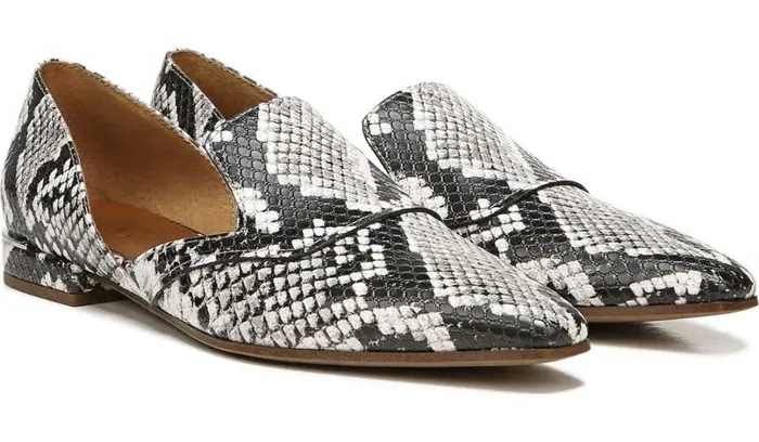 Loafers Women Franco Sarto Franco Artisan Loafer Alabaster Snake Faux Leather