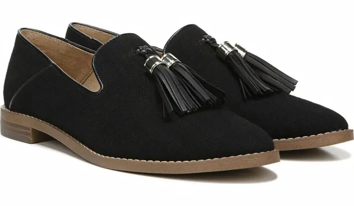 Loafers Women Franco Sarto Franco Hadden 2 Loafer Black Linen
