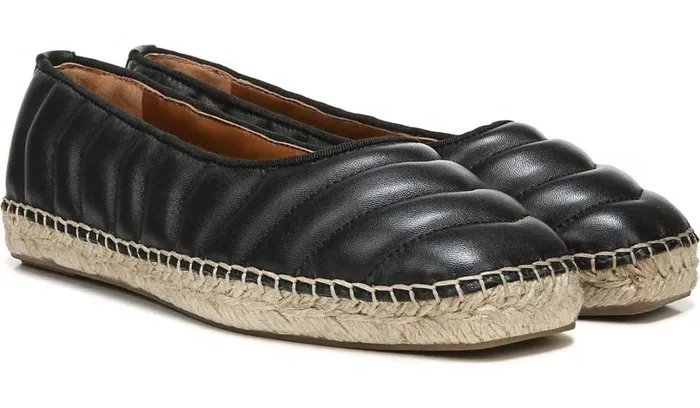 Loafers Women Franco Sarto Franco Kiya Slip On Black Leather