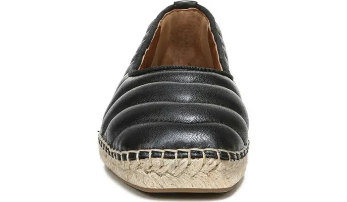Loafers Women Franco Sarto Franco Kiya Slip On Black Leather