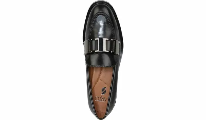 Loafers Women Franco Sarto Sarto Johana Loafer Black Leather