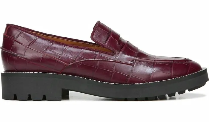 Loafers Women Franco Sarto Sarto Tivoli Loafer Burgundy Leather