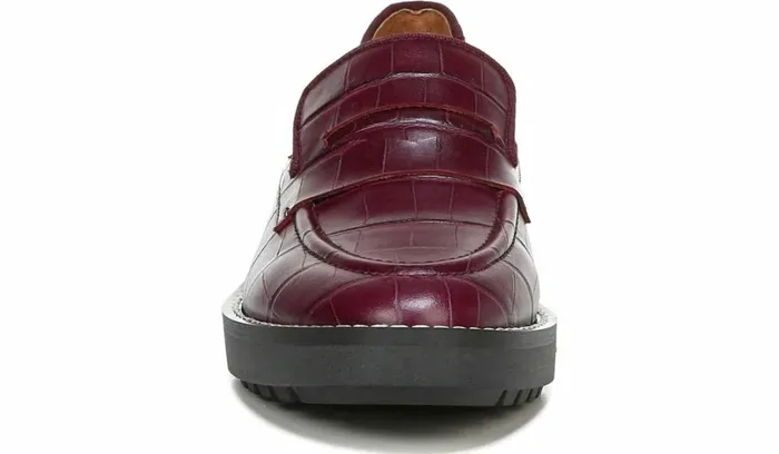Loafers Women Franco Sarto Sarto Tivoli Loafer Burgundy Leather