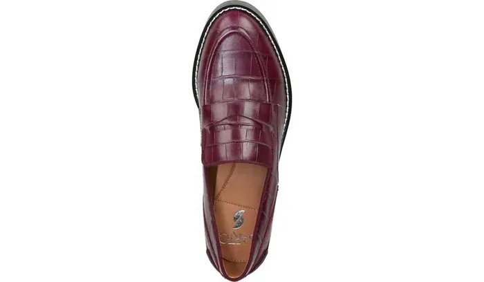Loafers Women Franco Sarto Sarto Tivoli Loafer Burgundy Leather