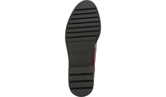 Loafers Women Franco Sarto Sarto Tivoli Loafer Burgundy Leather