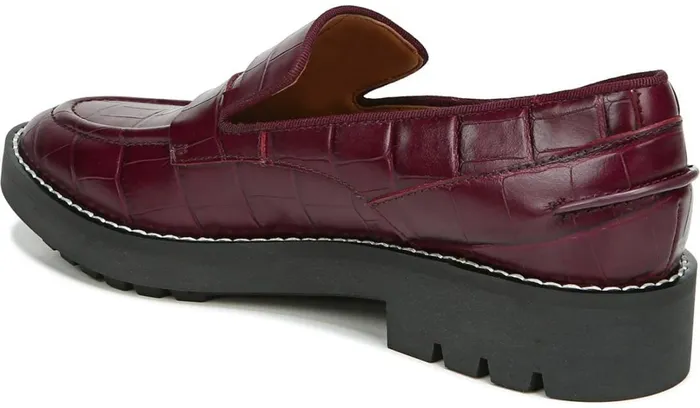 Loafers Women Franco Sarto Sarto Tivoli Loafer Burgundy Leather