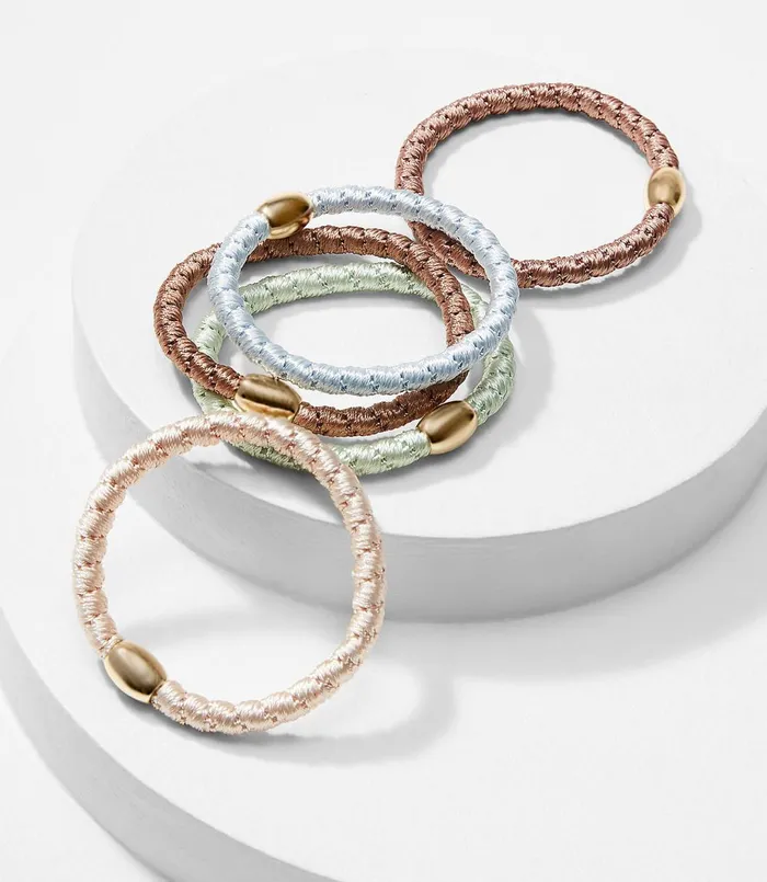 LOFT Braided Hair Tie Set Multi Women Hair Accessories