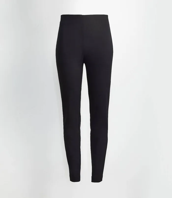LOFT Curvy Side Zip Skinny Pants Black Women Pants