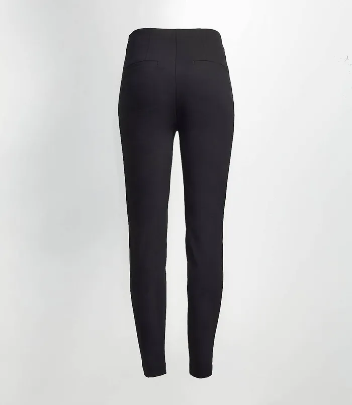 LOFT Curvy Side Zip Skinny Pants Black Women Pants