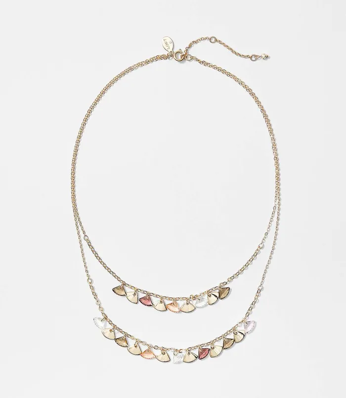 LOFT Dangly Delicate Necklace Gold Women Jewelry