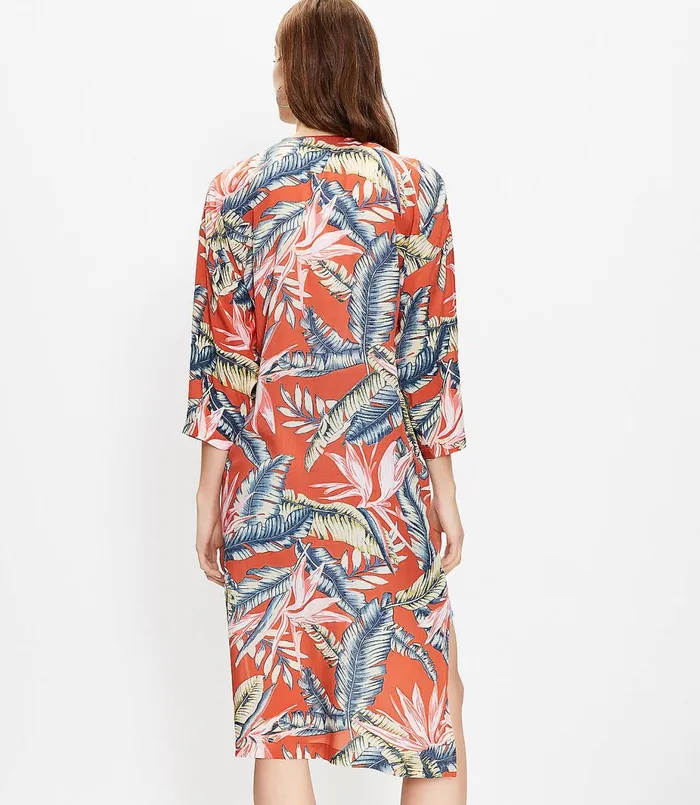 LOFT Paradise Duster Rich Chestnut Women Wraps and Scarves
