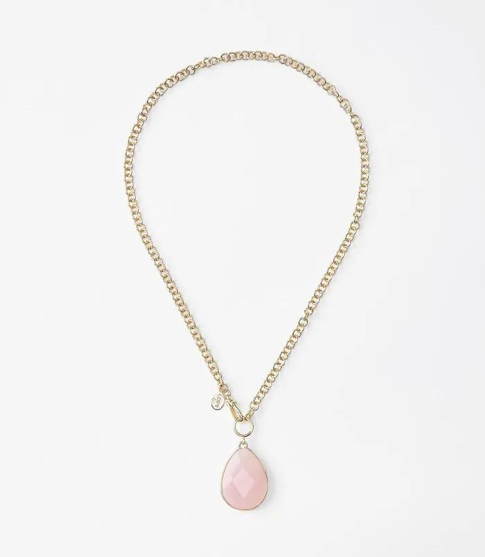 LOFT Pendant Statement Necklace Gold Women Jewelry