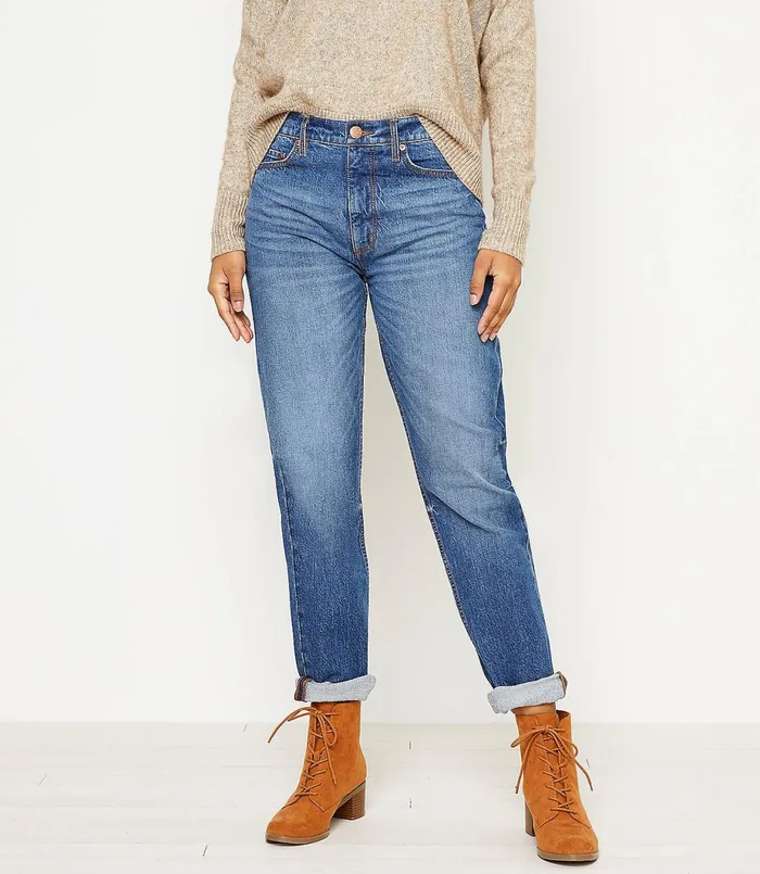 LOFT Petite Boyfriend Jeans In Vintage Dark Wash Vintage Dark Wash Women Petite Jeans LOFT Petite Boyfriend Jeans In Vintage Dark Wash Vintage Dark Wash Women Petite Jeans