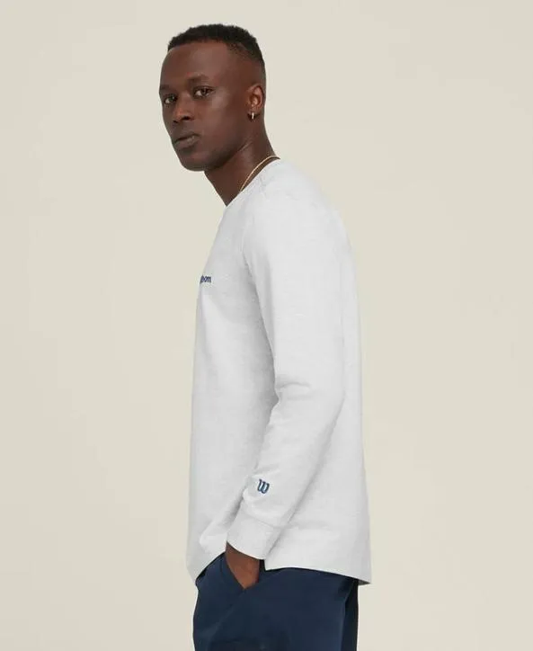 Long Sleeve Shirts Men Wilson Easy Street LongSleeve Tee Light Gray Heather Long Sleeve Shirts Men Wilson Easy Street LongSleeve Tee Light Gray Heather