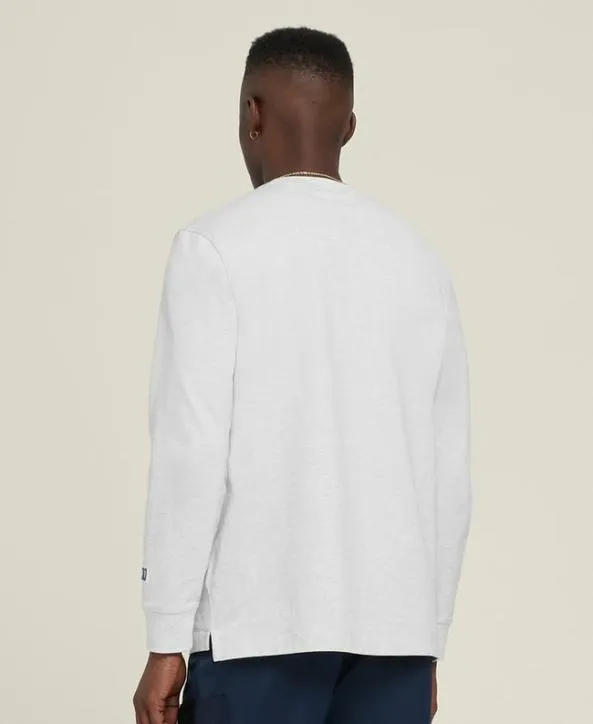 Long Sleeve Shirts Men Wilson Easy Street LongSleeve Tee Light Gray Heather Long Sleeve Shirts Men Wilson Easy Street LongSleeve Tee Light Gray Heather