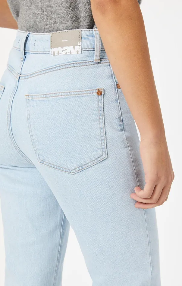 Los Angeles Flare In Bleached Recycled Blue Women Mavi Jeans Denim Los Angeles Flare In Bleached Recycled Blue Women Mavi Jeans Denim
