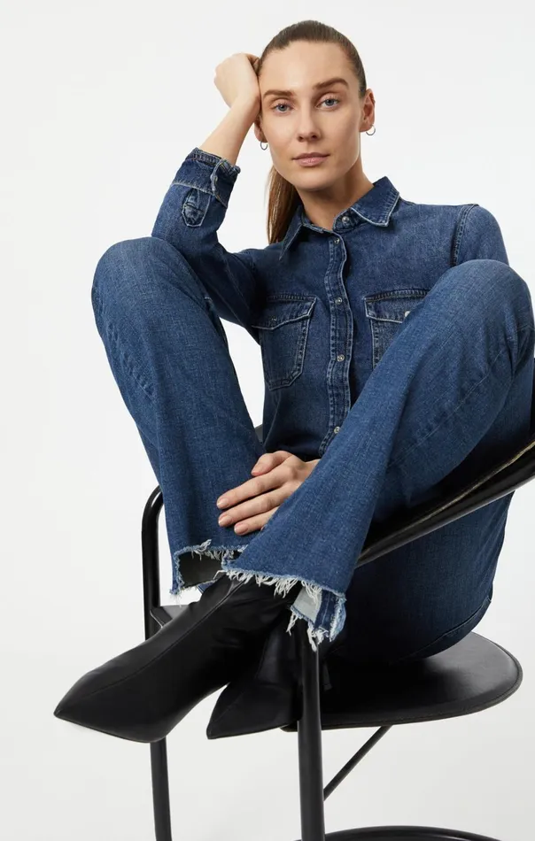 Maria Flare In Dark Vintage Flex Blue Women Mavi Jeans Denim Maria Flare In Dark Vintage Flex Blue Women Mavi Jeans Denim