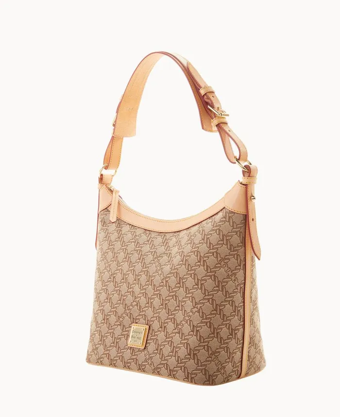 Maritime Hobo Sac Brown Woman Dooney and Bourke Shoulder Bags Maritime Hobo Sac Brown Woman Dooney and Bourke Shoulder Bags
