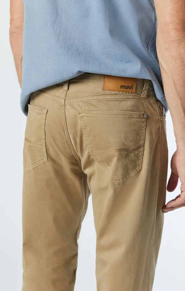 Max Wide Leg In British Khaki Twill Men Mavi Jeans Pants