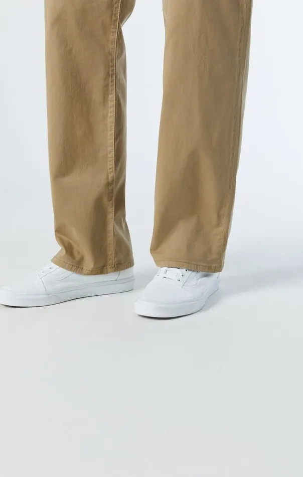 Max Wide Leg In British Khaki Twill Men Mavi Jeans Pants