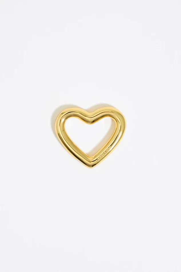 Medium Gold Heart Earrings Gold Women Bimba Y Lola Jewelry Medium Gold Heart Earrings Gold Women Bimba Y Lola Jewelry
