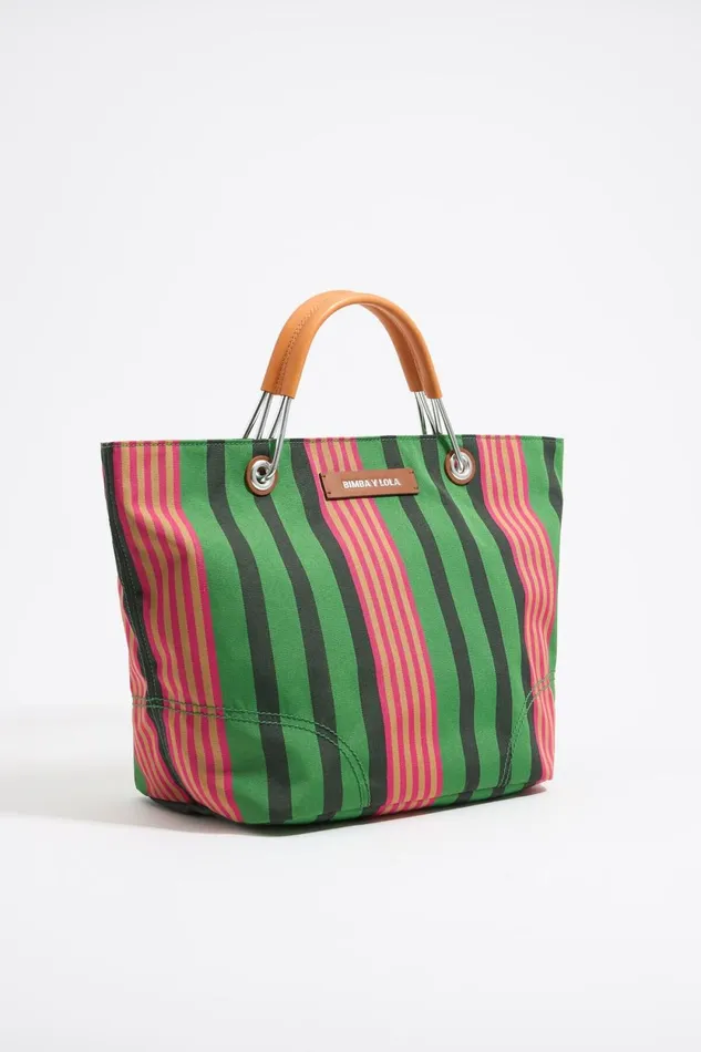 Medium Green Canopy Shopper Bag Green Women Bimba Y Lola Shoppers